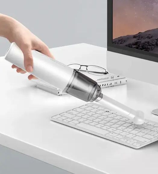 Ручной портативный компактный беспроводной пылесос VACUUM CLEANER универсальный пылесос с аккумулятором, аккумуляторный автомобильный прибор для быстрой уборки
