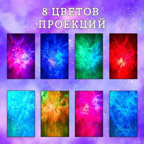 Ночной завораживающий светильник-проектор пёс - Dog Star Lightr, многоцветный проекционный ночник, Ночник-проектор Звездного неба и Галактик Собака-Робот с пультом дистанционного управления , волшебный светильник пес-Астронавт