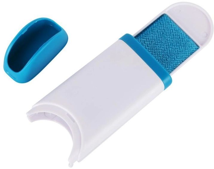 Компактная Двусторонняя Щетка для удаления шерсти Reusable Pet Fur Remover With Self Cleaning Base самоочищающаяся,Многоразовое средство для удаления шерсти домашних животных, комплект щеток