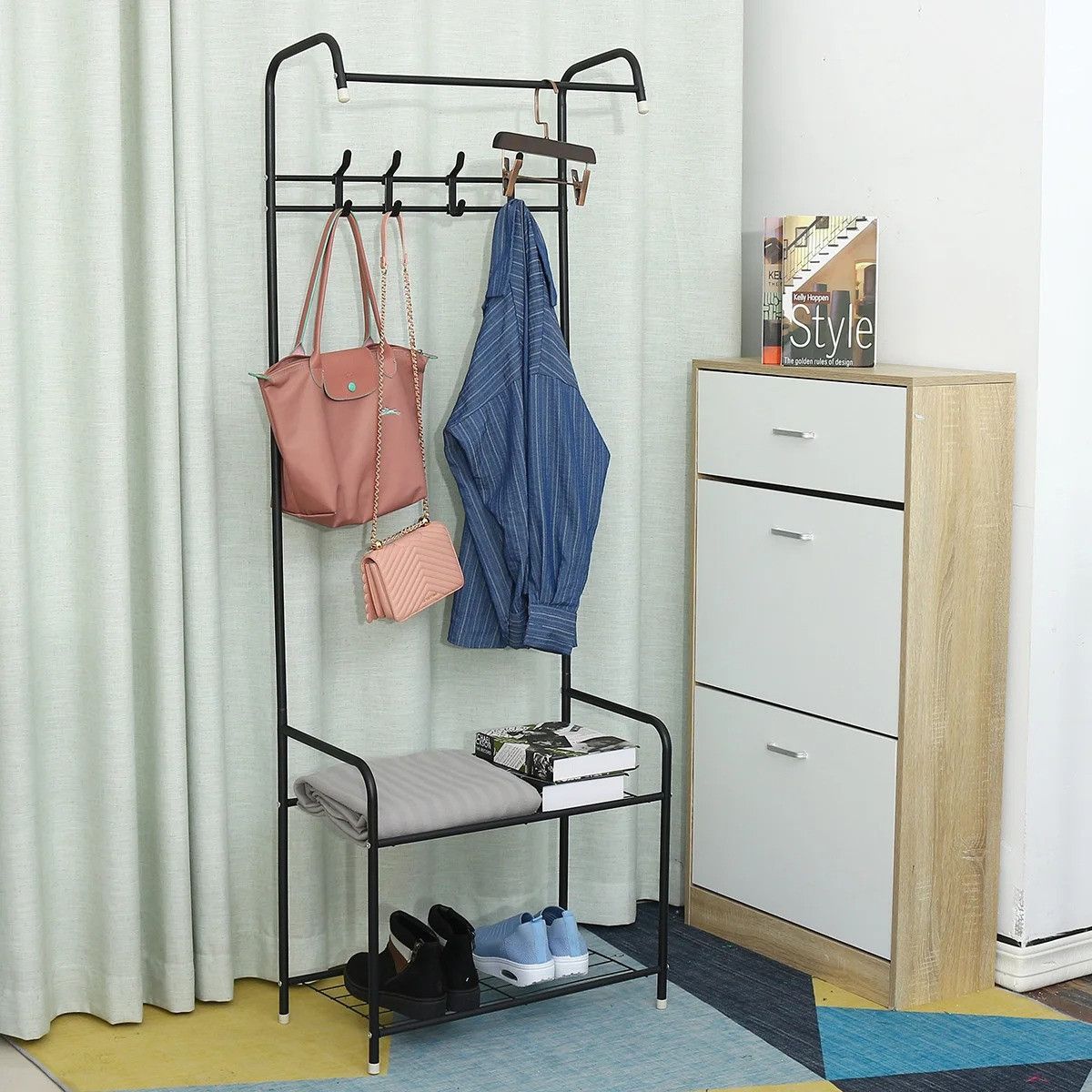 Напольная вешалка для одежды NEW Corridor RACK, вешалка передвижная
