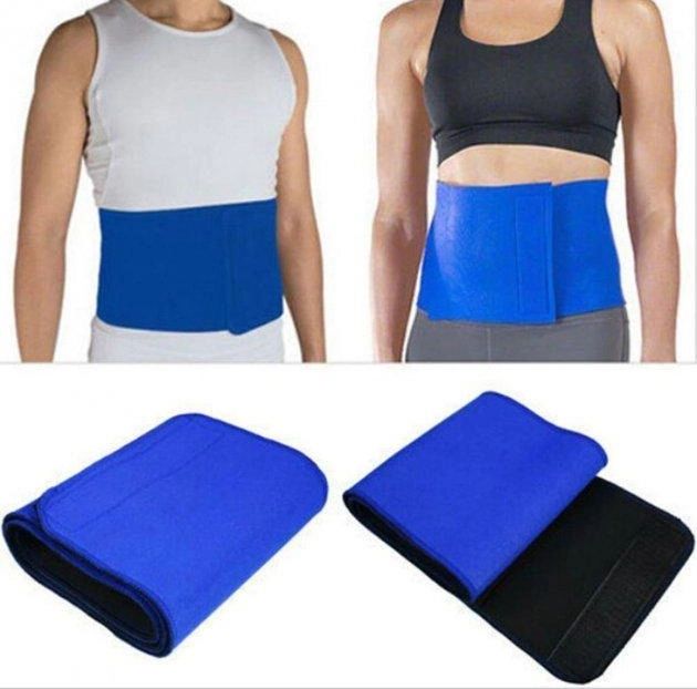 Практичный Термопояс с эффектом сауны для похудения Sipole Waist Belt Universal Support SP-018XLD 120см х 28см, комфортный дышащий пояс-массажер для сжигания лишнего веса универсальный для мужчин и женщин улучшает циркуляцию крови,сжигает жиры