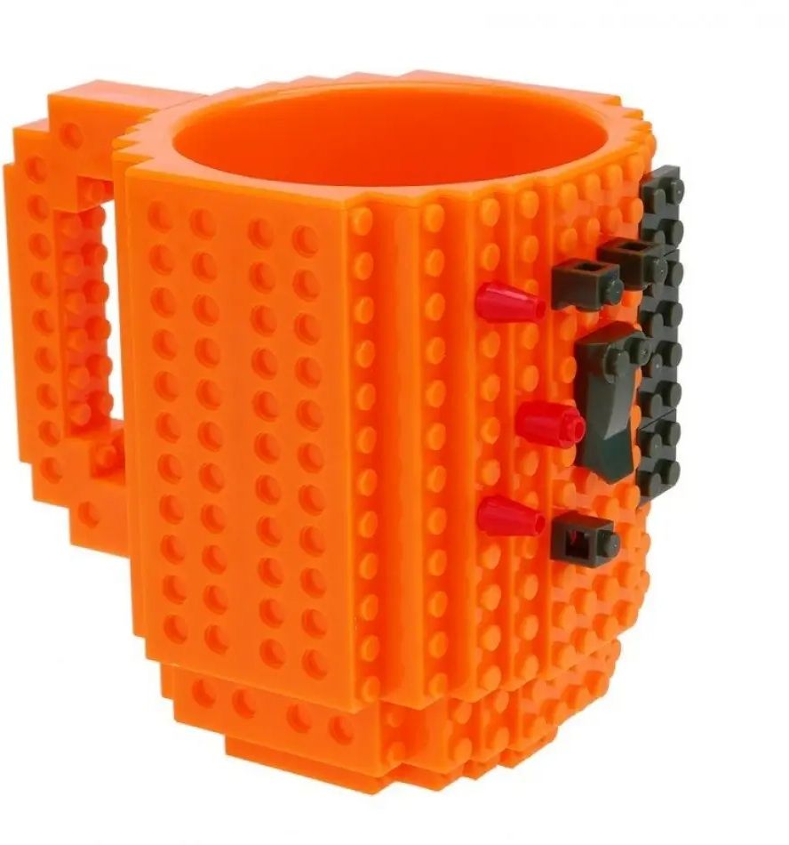 Кружка в стиле лего 350ml Чашка-конструктор Lego