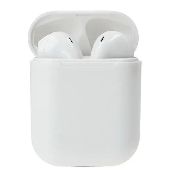 Стерео гарнитура TWS i12 inPods Sensor Bluetooth 5.0, Компактные Портативные Универсальные Беспроводные сенсорные блютуз наушники с боксом для зарядки,  Встроенный микрофон, Совместимость с Android, iOS