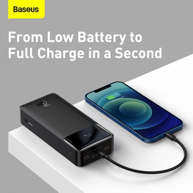 Портативное зарядное устройство PowerBank Portable BASEUS 30000 мАч 22.5 W