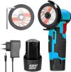 Аккумуляторная мини болгарка Makita 12v с двумя аккумуляторами в кейсе, Электроболгарка 2 диски