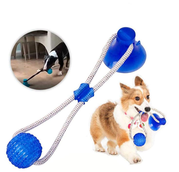Игрушка для собак на присоске Dog Toy Rope PULL, Игрушка для домашних животных, Игрушка мячик для собак
