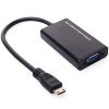 Конвертер с mini HDMI на VGA+AUDIO
