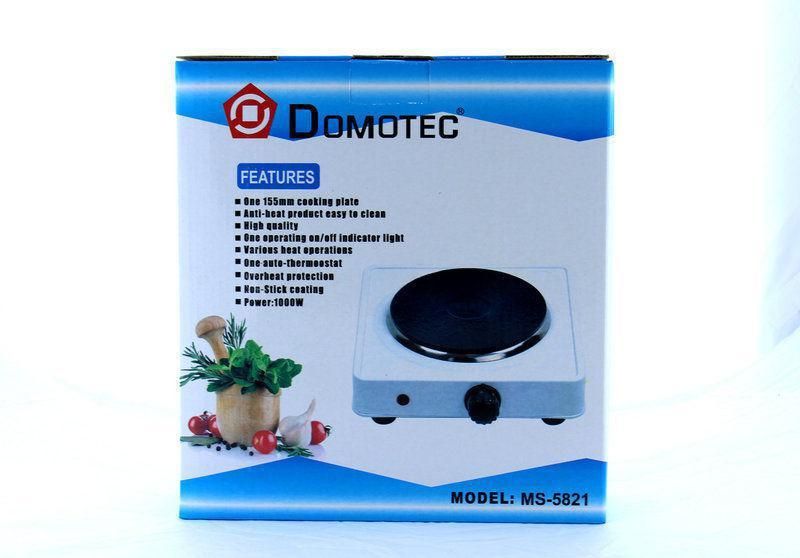 Электроплита DOMOTEC MS-5821, 1500 Вт, 220V.