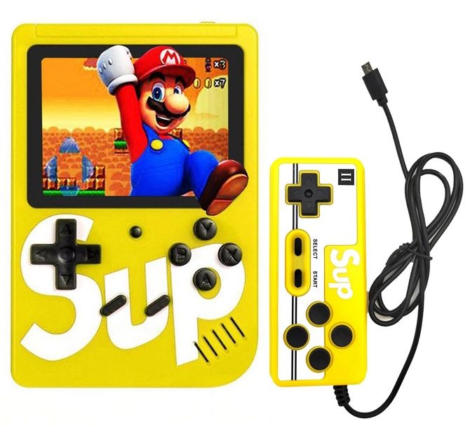 Портативная игровая ретро приставка SUP DENDY 400 игр с джойстиком, игровая консоль Денди SUP Game Box с геймпадом