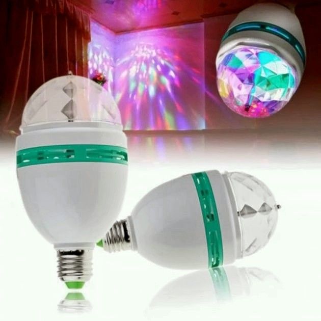 Диско лампа для вечеринок LED Mini Party Light, вращающаяся диско лампа, Мини LED светильник для вечеринок, Дискотечный светодиодный светильник