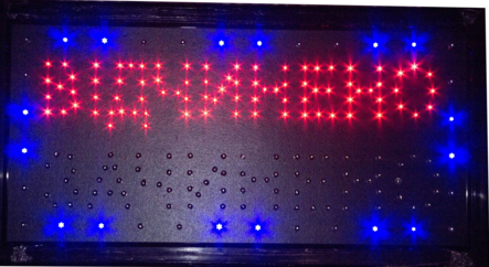 LED Вывеска Вiдчинено Зачинено
