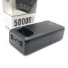 Power bank LENYES PX591 50000mAh (реальна ємність) 20W+PD QUICH CHARGE, портативная внешняя аккумуляторная мобильная батарея, универсальный павербанк для зарядки, компактная зарядная батарея с быстрой зарядкой