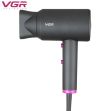 Профессиональный фен для волос VGR V-400 2200 Вт с насадкой концентратором для сушки и укладки волос , 2 режима скорости
