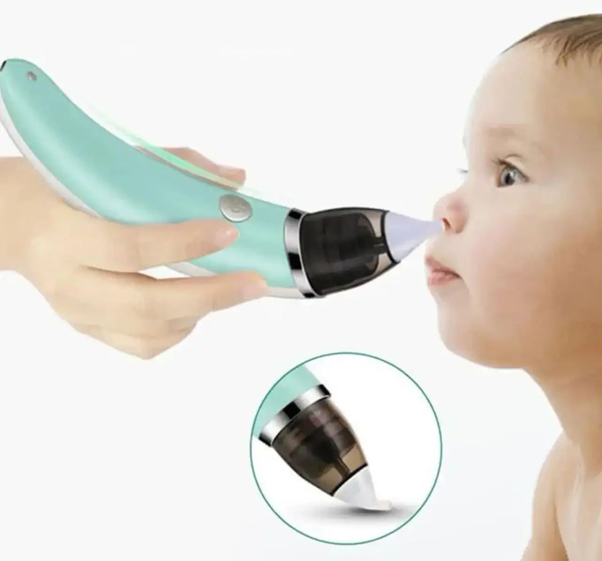 Аспиратор назальный Baby Nose Aspirator JB-8628 соплеотсос для детей от USB, Аспиратор для носа