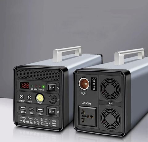 Портативная зарядная станция Yachu 12V 35Ah 600W, повербанк с розеткой,  домашняя электростанция