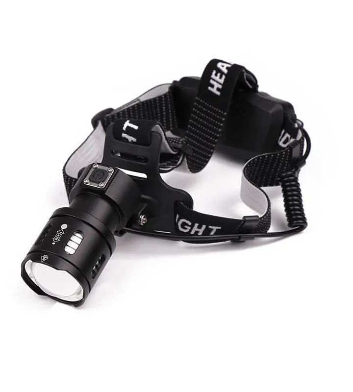 Налобный фонарь BL T20 -P90 LED Zoom аккумуляторный светодиодный мощный фонарик с фокусировкой, наклона линзы – 90°