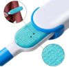 Компактная Двусторонняя Щетка для удаления шерсти Reusable Pet Fur Remover With Self Cleaning Base самоочищающаяся,Многоразовое средство для удаления шерсти домашних животных, комплект щеток