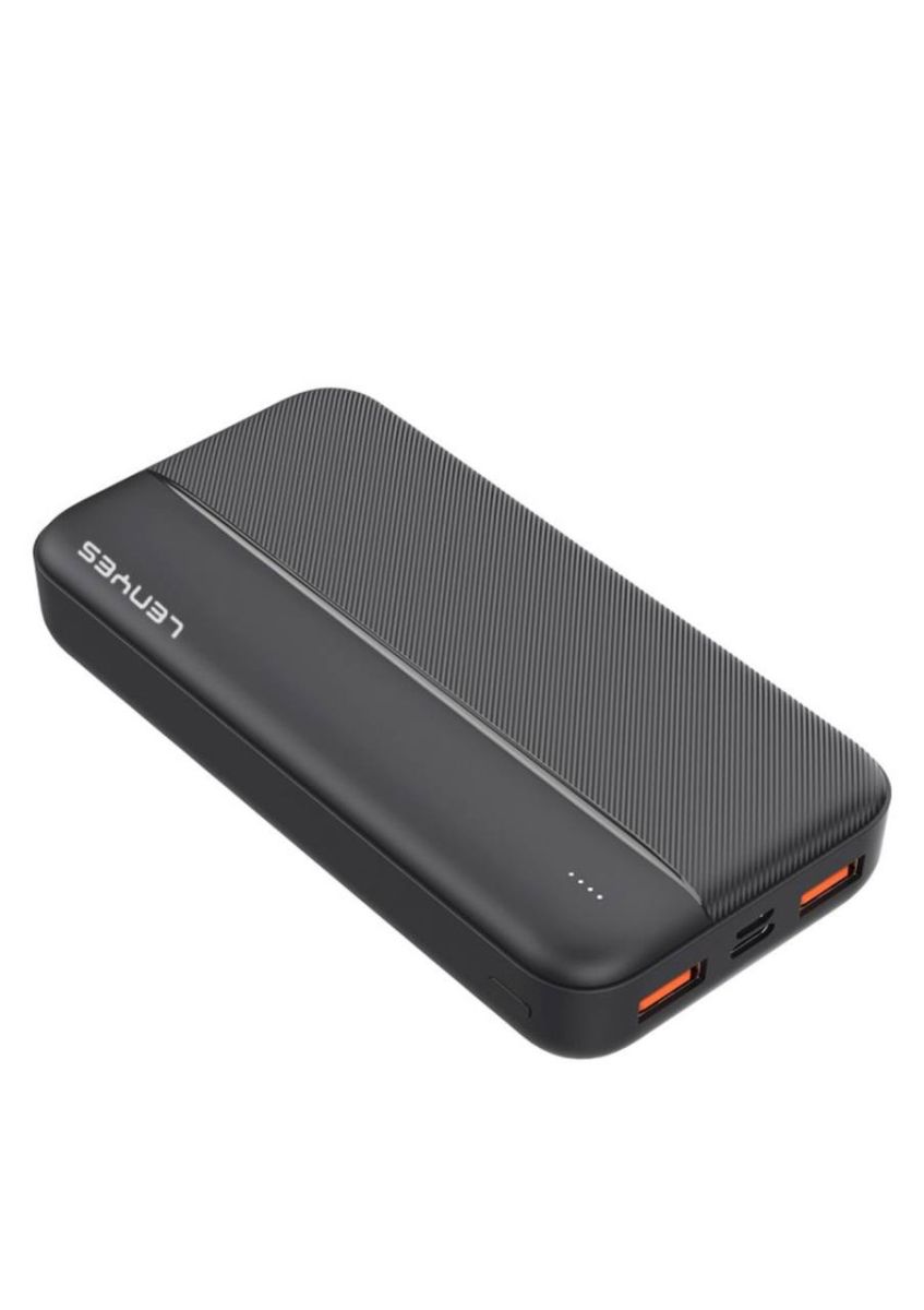 Power bank LENYES PX263 20000mAh (реальная емкость), компактный универсальный павербанк, внешняя аккумуляторная батарея, портативная мобильная батарея с быстрой зарядкой, переносное зарядное, аккумулятор для зарядки