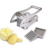 Картофелерезка Potato Chipper, овощерезка стальная с 2 насадками для картошки фри