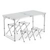 Раскладной стол чемодан Folding Table для пикника со стульями, стол туристический, стол для рыбалки