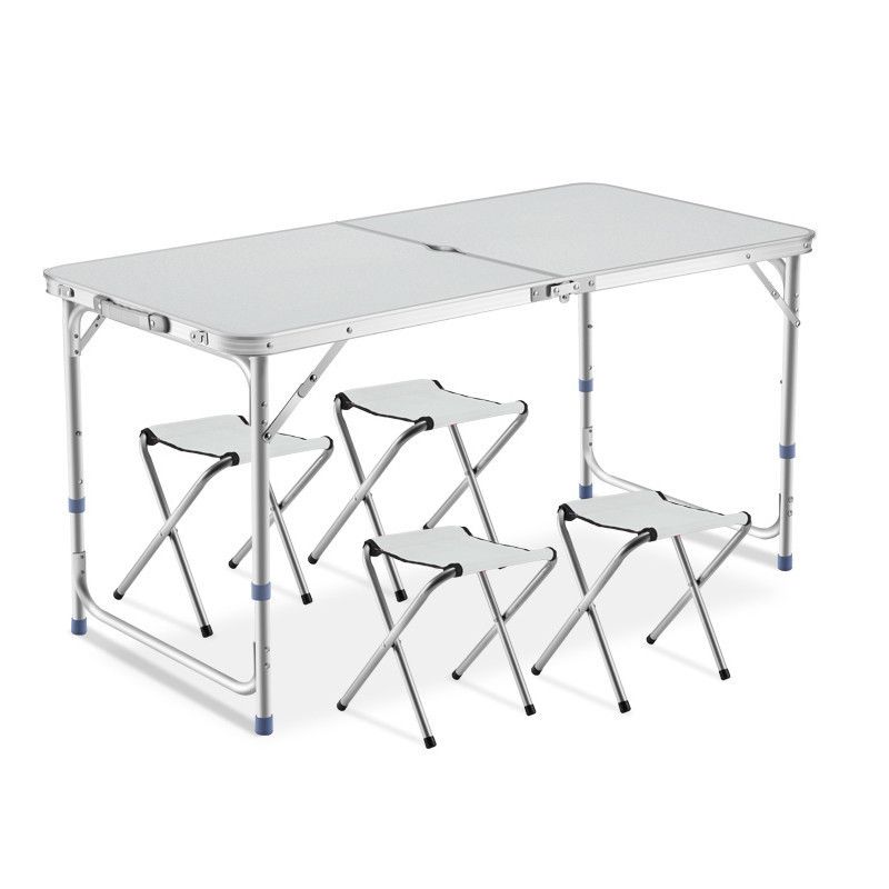 Раскладной стол чемодан Folding Table для пикника со стульями, стол туристический, стол для рыбалки