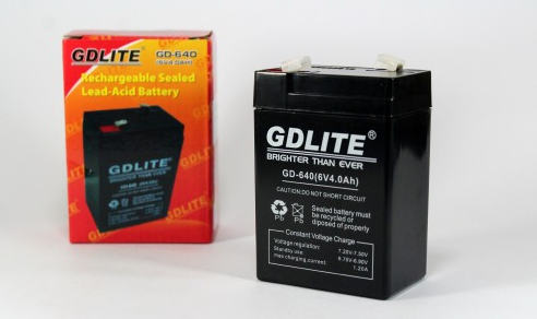 Аккумулятор батарея GDLITE 6V 4.0Ah GD-640