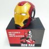 Портативная беспроводная Колонка IRON MAN Micro-USB SD/microSD/TF Железный человек Marvel,в стиле шлема железного человека, громкий качественный звук без хрипов и сбоев, из ударопрочного пластика, не боится пыли и брызг воды