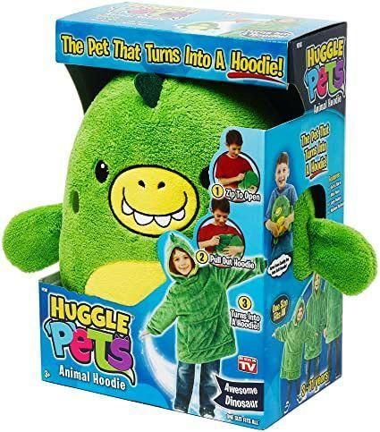 Дитячий плед с капюшоном и рукавами толстовка Huggle Pets Hoodie