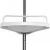 Угловая полка для ванной комнаты Multi Corner Shelf GY-188 белая