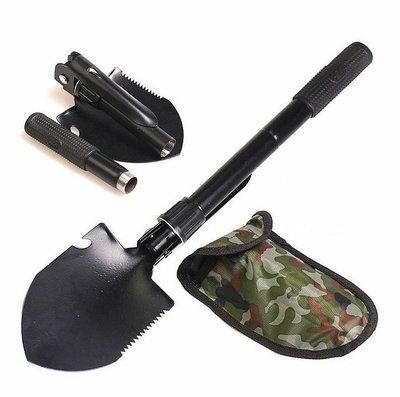 Туристическая складная лопата 4 в 1 Shovel с чехлом