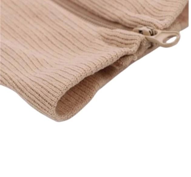 Компрессионные гольфы от варикоза Zip Sox, лечебные носки от варикоза, лечебные чулки Зип Сокс Бежевые
