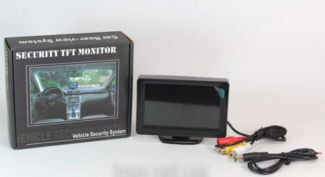 Автомобильный дисплей LCD 4.3'' для двух камер