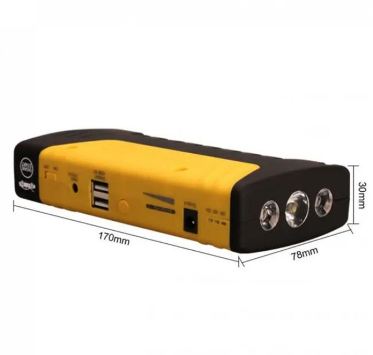 Автомобильное пусковое устройство 12V Jumpstarter TM15 50800 мАч для аккумулятора, пускозарядное устройство для авто
