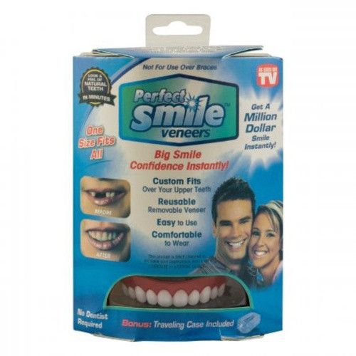 Съемные виниры для зубов Perfect Smile Veneers, накладные зубы