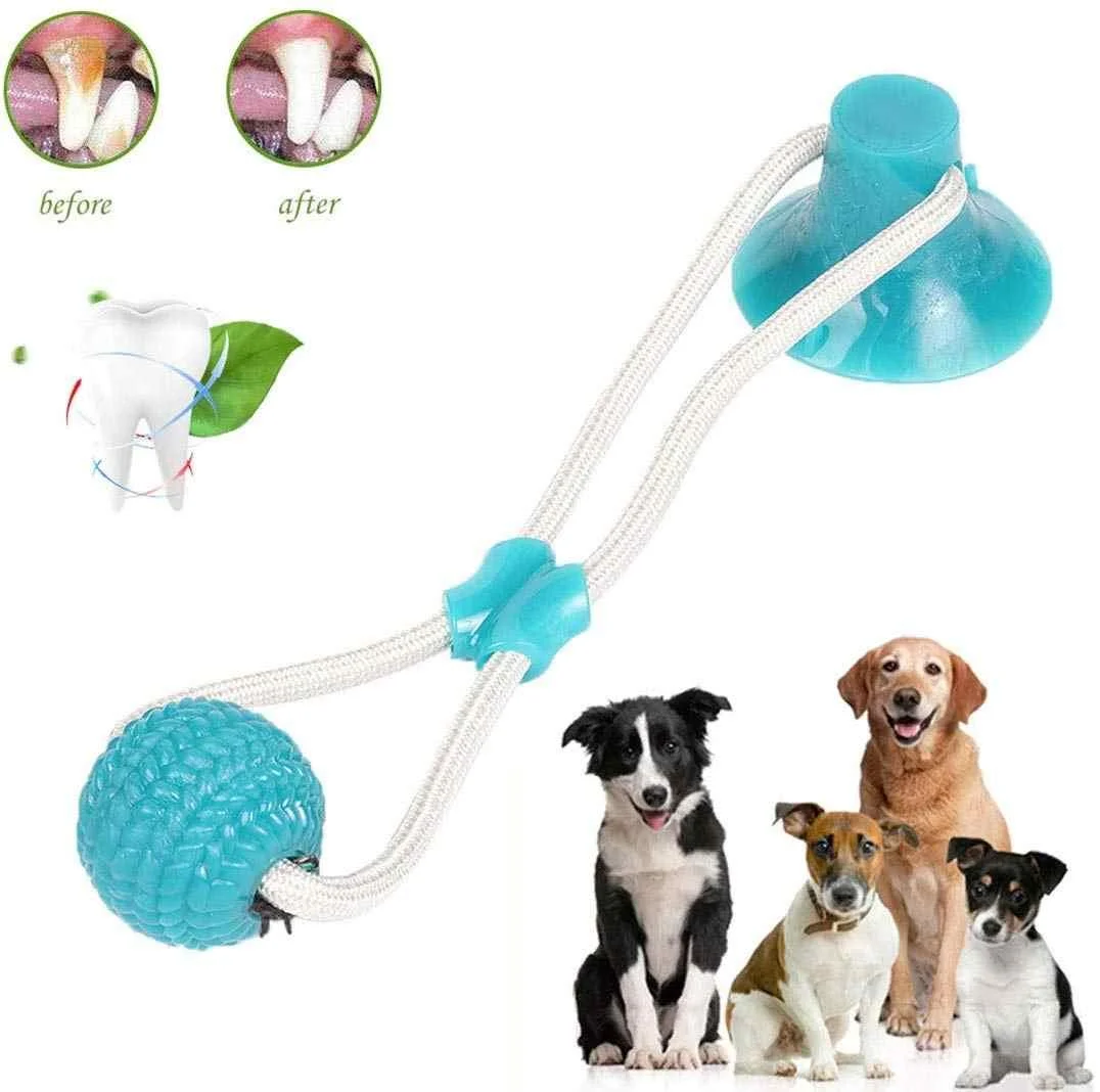 Игрушка для собак на присоске Dog Toy Rope PULL, Игрушка для домашних животных, Игрушка мячик для собак