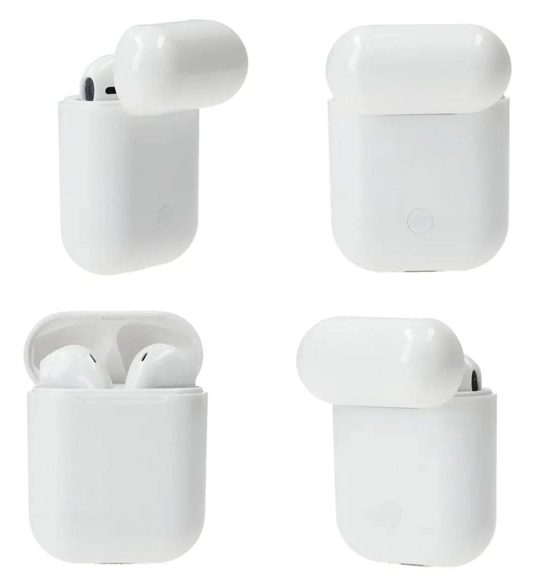 Стерео гарнитура TWS i12 inPods Sensor Bluetooth 5.0, Компактные Портативные Универсальные Беспроводные сенсорные блютуз наушники с боксом для зарядки,  Встроенный микрофон, Совместимость с Android, iOS