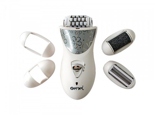 Женский эпилятор Gemei GM 3061 4 в 1 с бритвенной насадкой