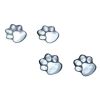 Светящиеся Следы Paw Print Light На Солнечной Батарее, Автономный уличный светильник в грунт, Уличный Тротуарный Светильник в форме следов, светодиодные следы с защитой от влаги, фонарь-лапки садовый газонный