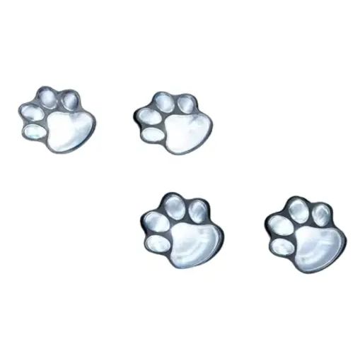 Светящиеся Следы Paw Print Light На Солнечной Батарее, Автономный уличный светильник в грунт, Уличный Тротуарный Светильник в форме следов, светодиодные следы с защитой от влаги, фонарь-лапки садовый газонный