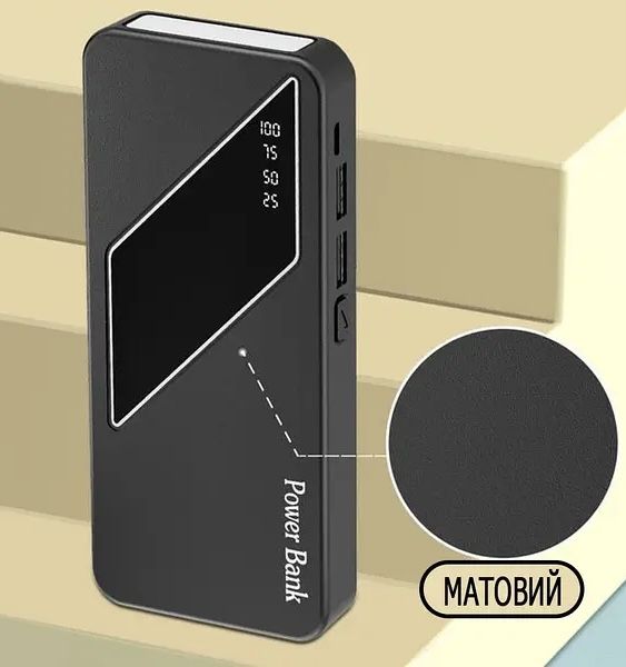 Повербанк Power Bank Viaking N9 50000mAh Black,портативное зарядное устройство с индикатором, фонариком, 2xUSB, MicroUSB, Type-C, Lightning