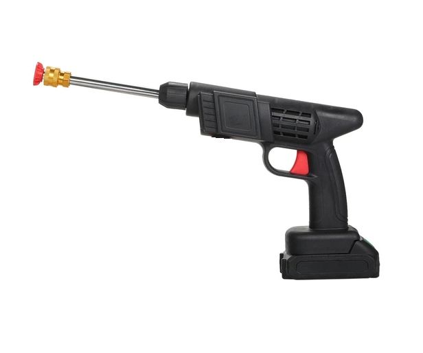 Беспроводная мойка высокого давления Cleaning Gun 48V 550W на 2 аккумулятора, аккумуляторная мини мойка с кейсом для машины