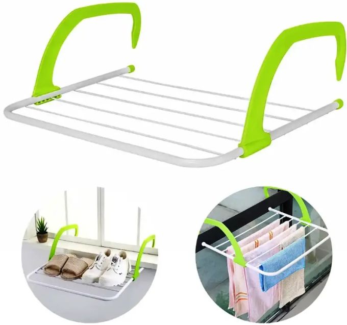 Съемная сушилка для одежды на батарею Fold Clothes Shelf, подвесная сушилка, сушилка для белья
