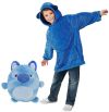 Дитячий плед с капюшоном и рукавами толстовка Huggle Pets Hoodie