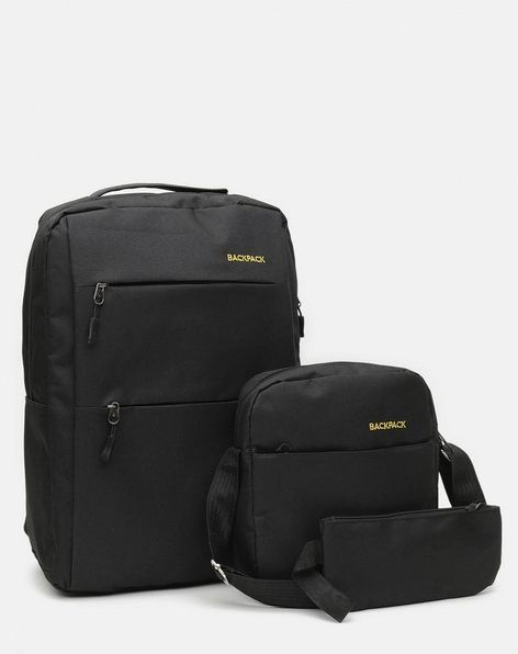 Рюкзак городской 3в1 Backpack 9018 с сумкой и кошельком, 18л, Портфель с сумкой и кошельком 42х33х10см, рюкзак для ноутбука