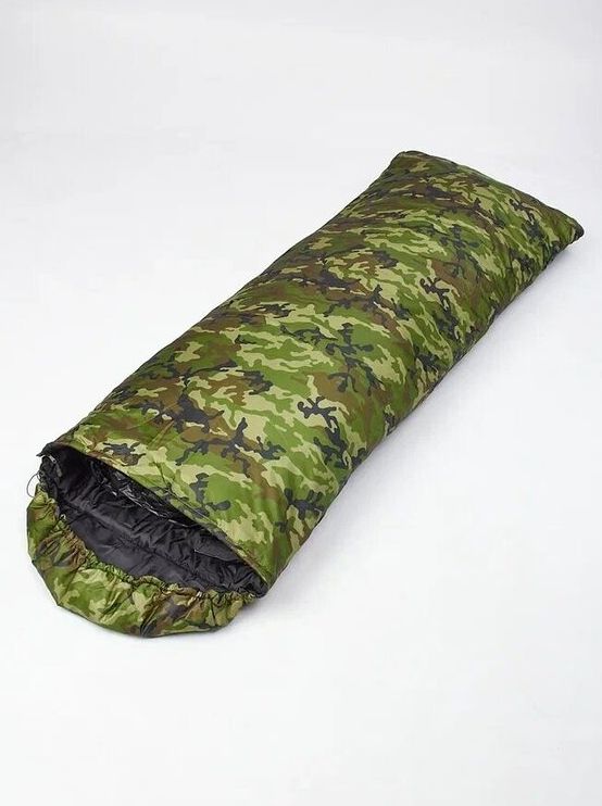 Спальный мешок одеяло для кемпинга 210*75см Sleeping Bag YB-3139 с водоотталкивающей пропиткой
