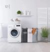 Корзина для белья складная 120л с 3 отсеками Laundry Basket, Корзина-органайзер для сортировки грязного белья