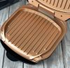 Электрический контактный гриль бутербродница прижимной Gotham Steel Electric Grill 1200 Вт с антипригарным покрытием