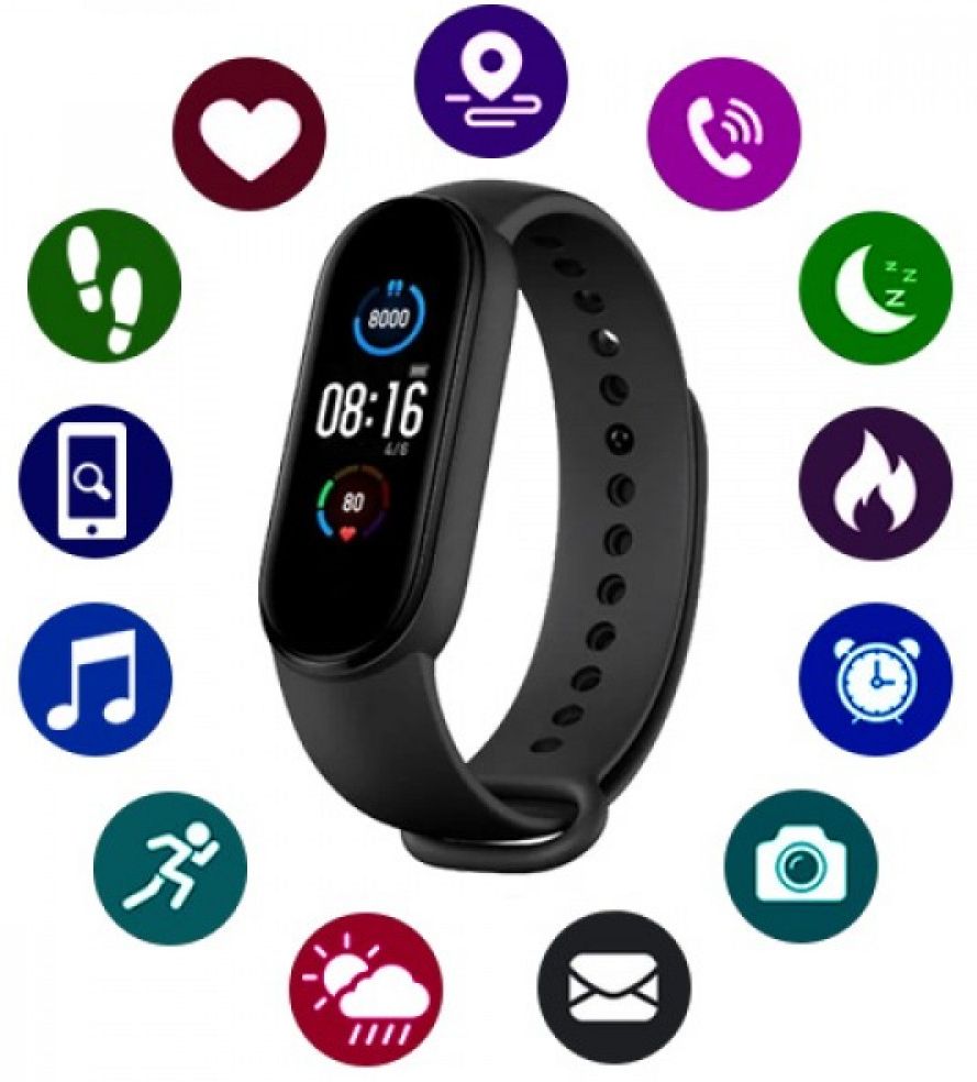 Фитнес браслет Xiaomi Mi Smart Band M7, фитнес-трекер, шагомер, измерение давления, пульса, уровня кислорода