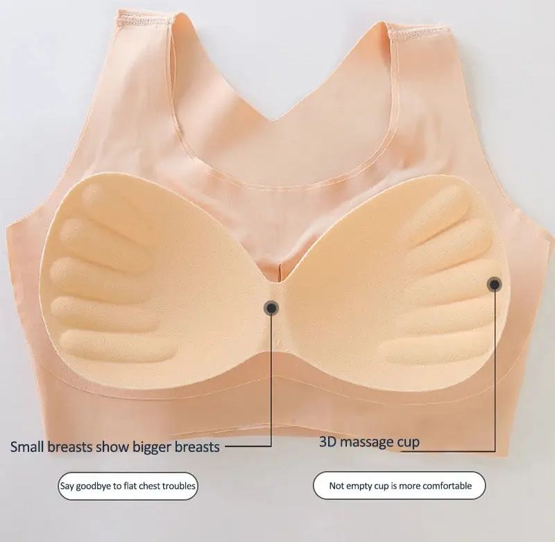 Короткий эластичный бюсгалтер Спортивный ChestSupport Waist And Long Back NO SBK 66 с коротким низом, бесшовный топ пуш-ап для фитнеса, для корекции груди,поддерживающий бюстгальтер-борцовка,лиф с застежкой спереди