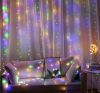 Гирлянд штора водопад мульти 3x2 м роса 200 led RGB на медной проволоке светодиодная Xmas LED M-9 3мx2м